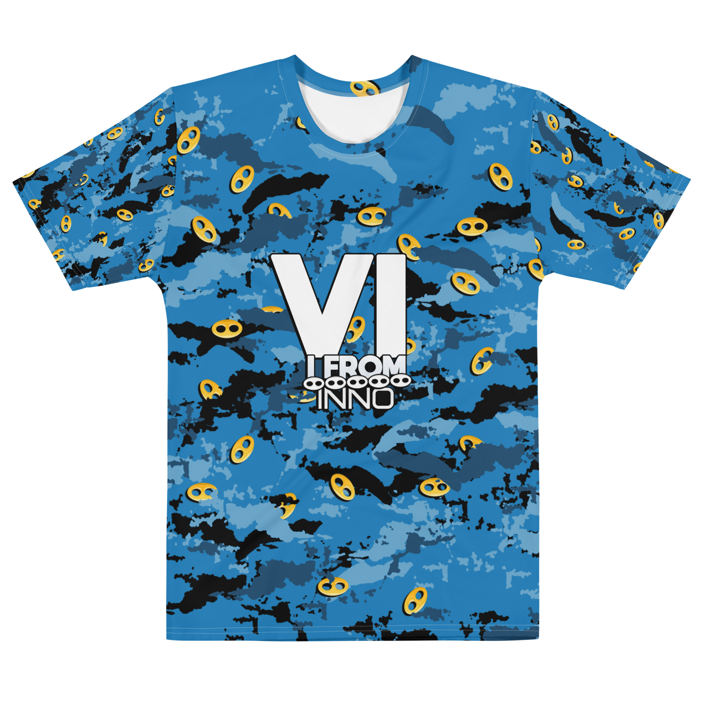 Blue Camo VI I From T-Shirt