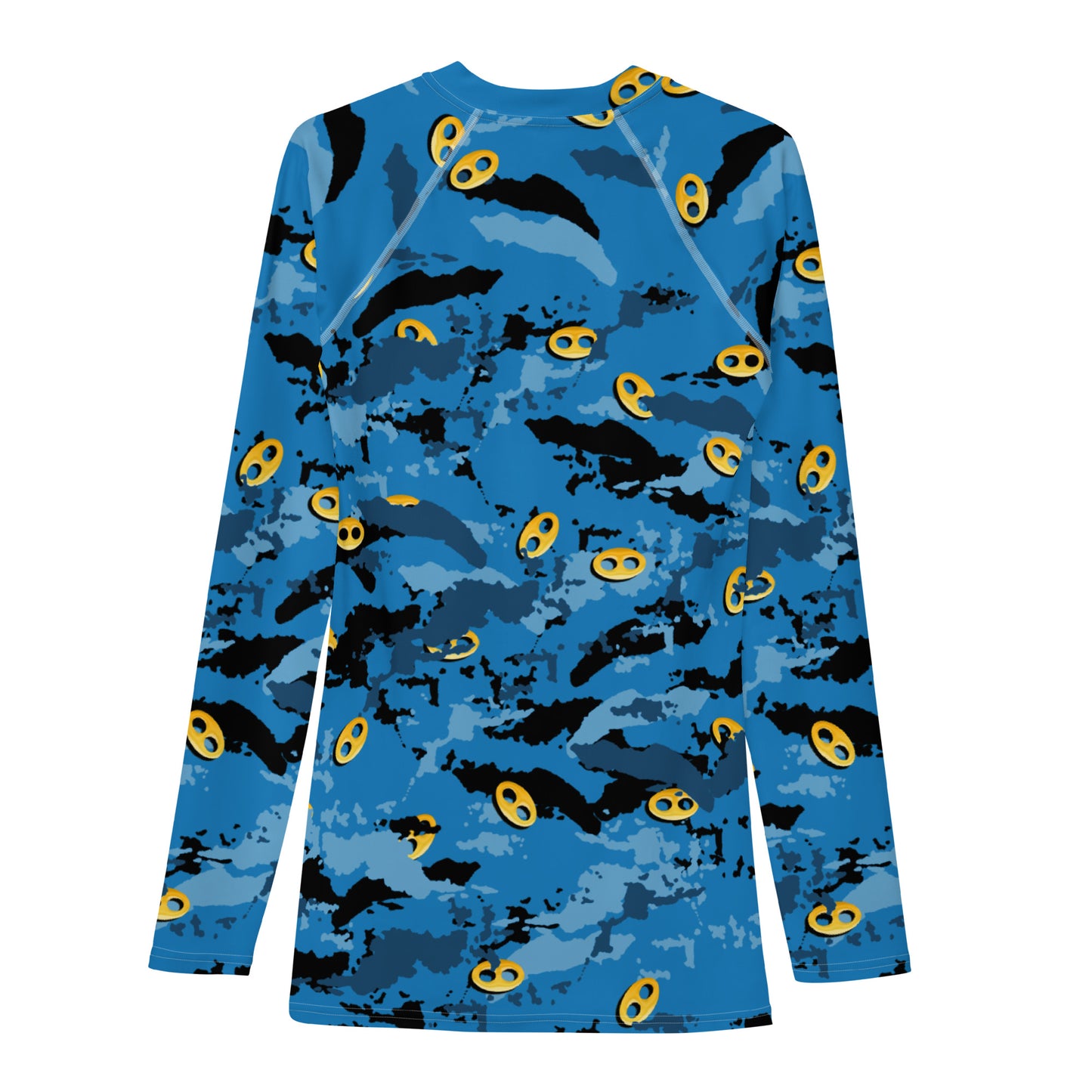 Blue Camo VI I From Rash Guard