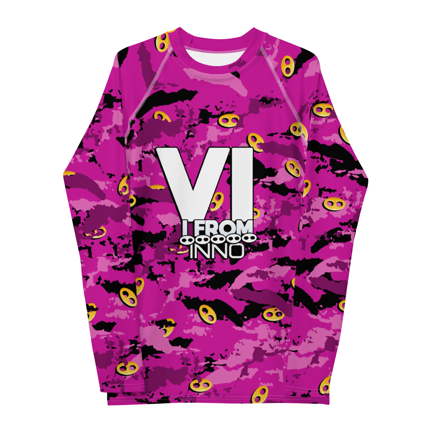 Pink Camo VI I From Rash Guard