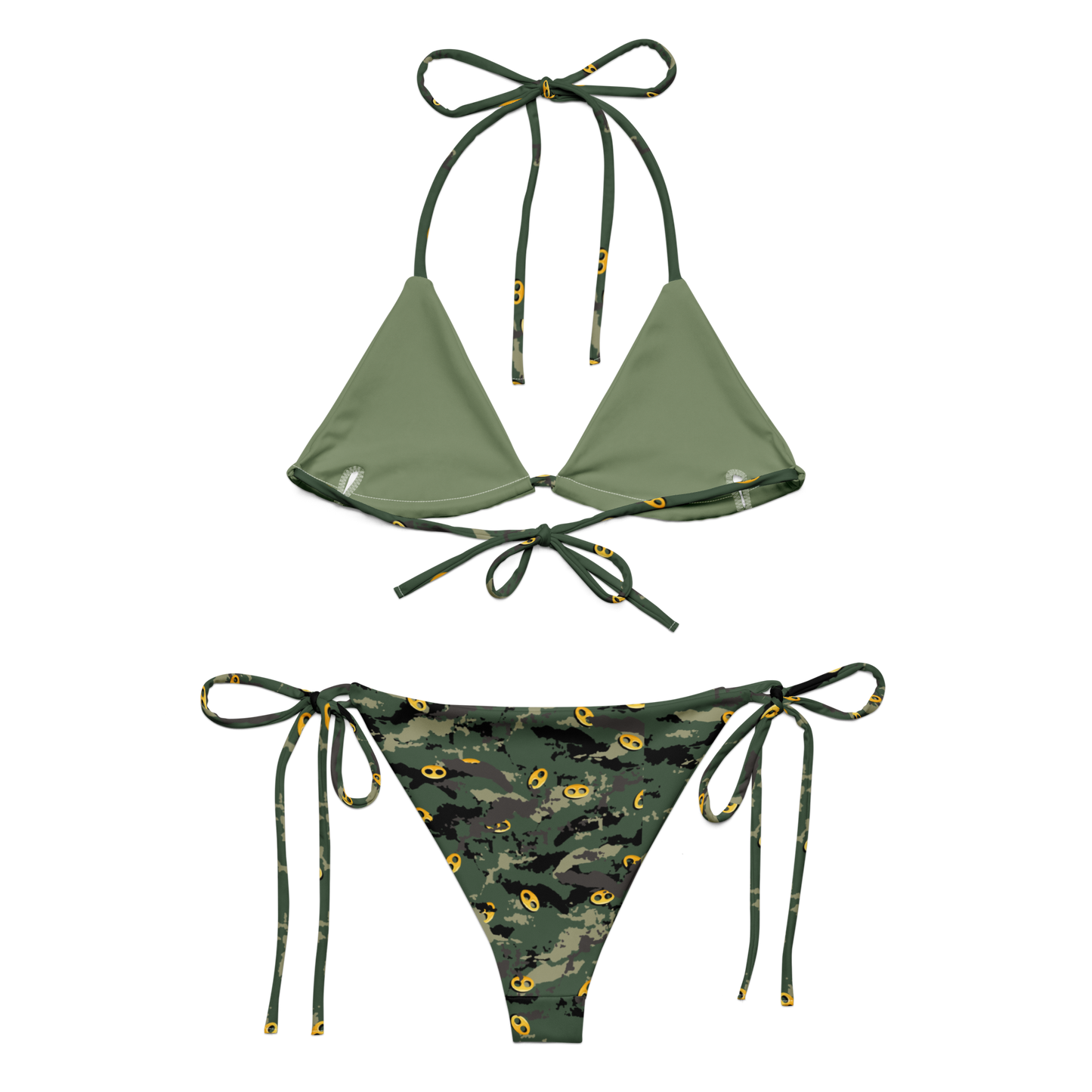 Green VI I From Gucci Camo string bikini