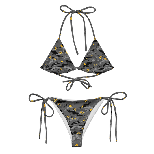 Grey VI I From Gucci Camo string bikini