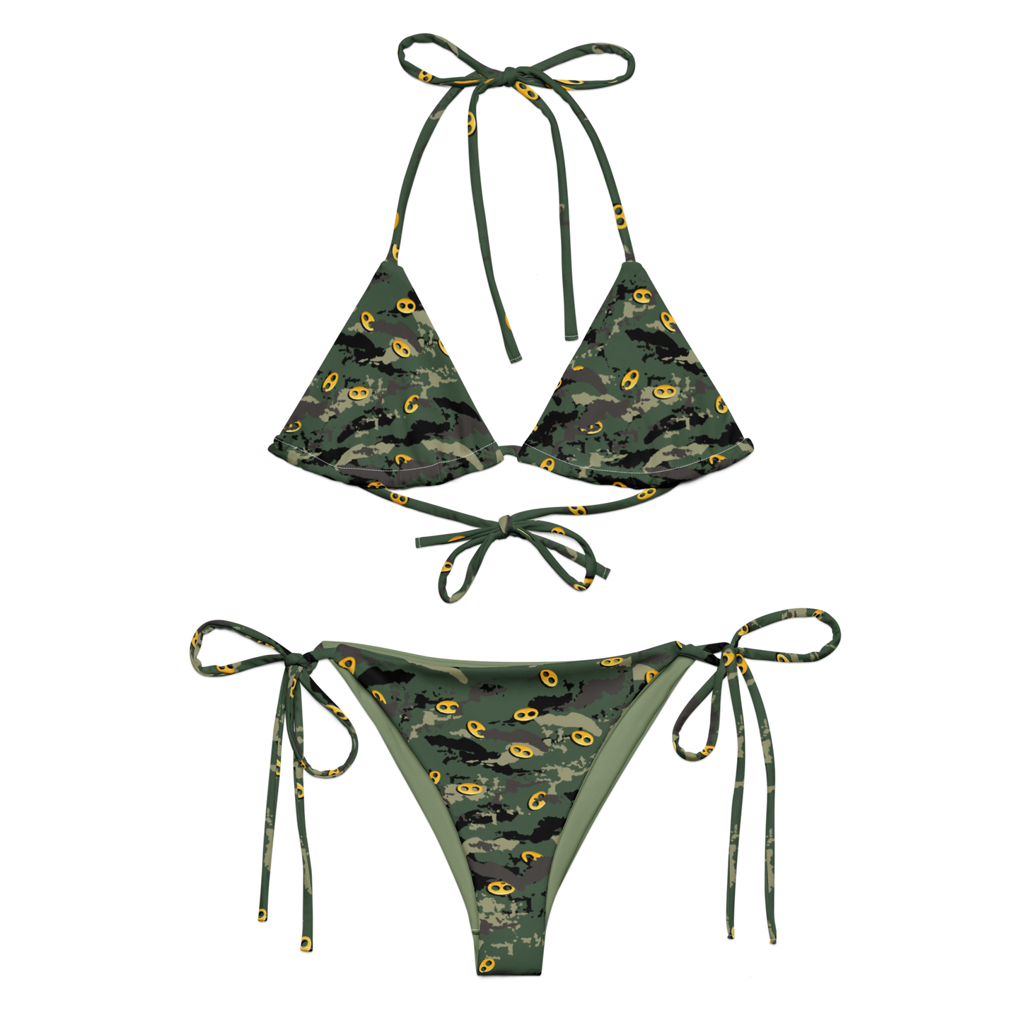 Green VI I From Gucci Camo string bikini