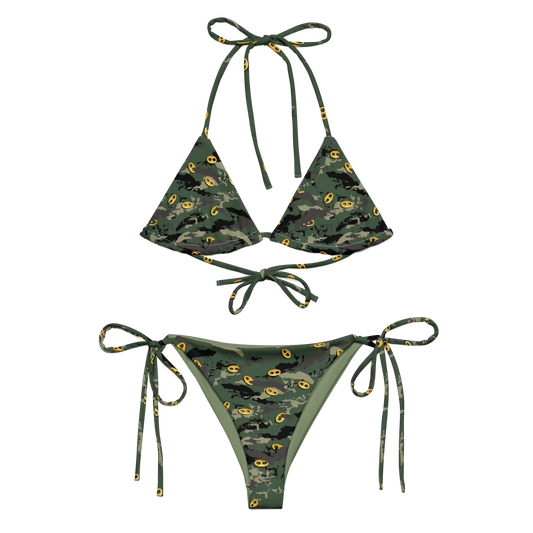 Green VI I From Gucci Camo string bikini