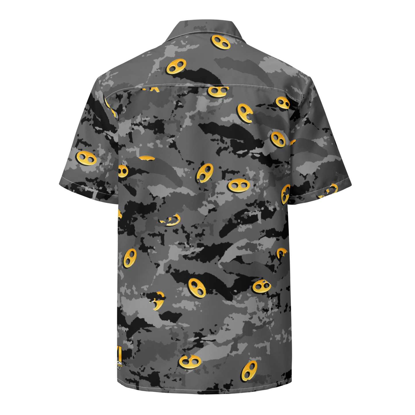 Grey VI I From Gucci Camo button shirt