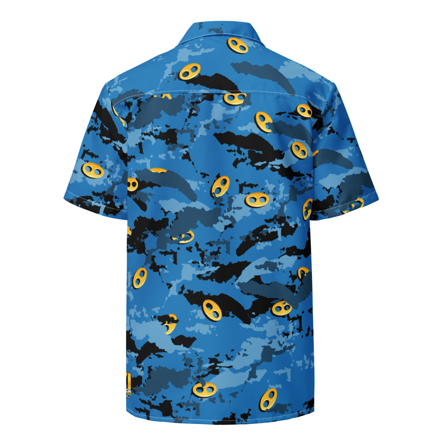 Blue VI I From Gucci Camo button shirt