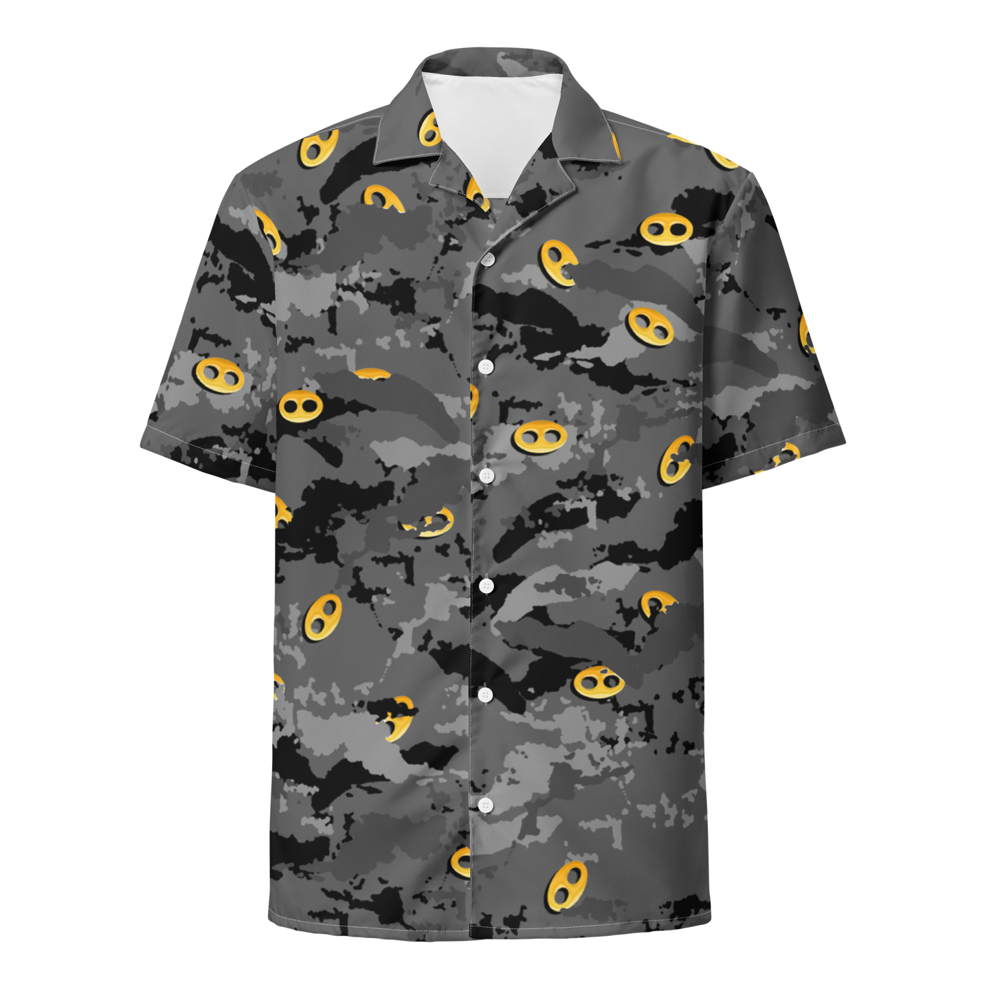 Grey VI I From Gucci Camo button shirt