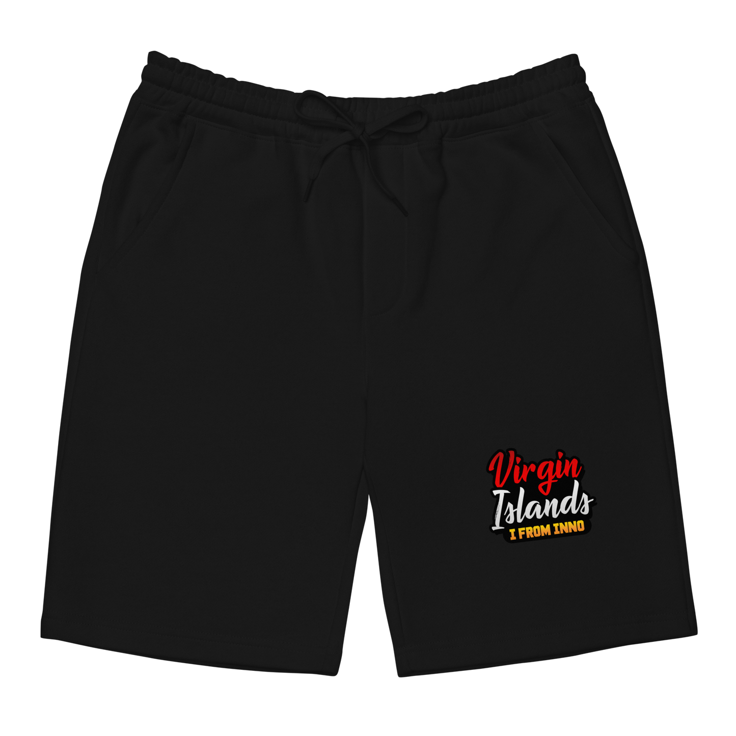 VI I From Graphic fleece shorts