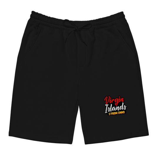 VI I From Graphic fleece shorts