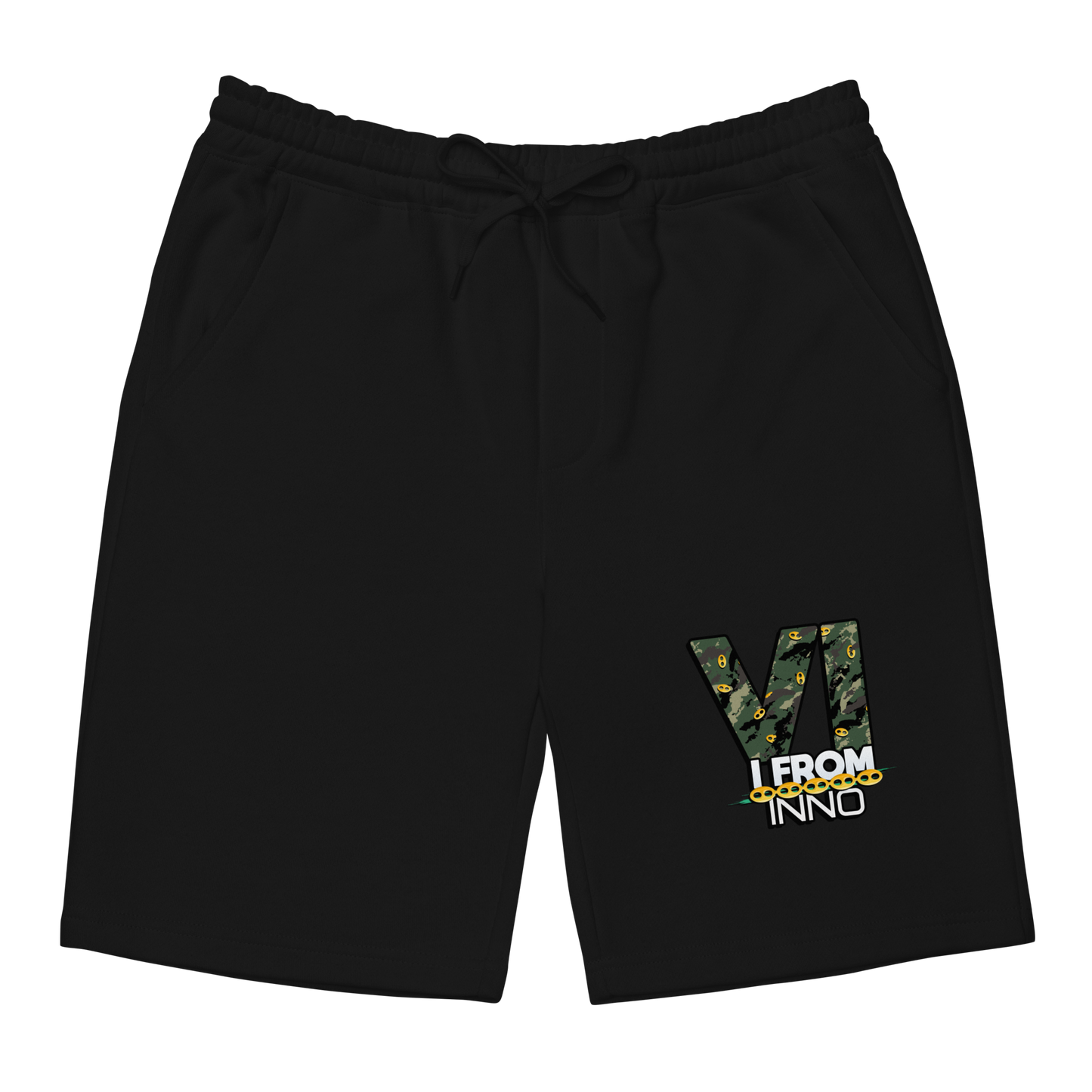 VI I From Camo Print Gucci Link fleece shorts