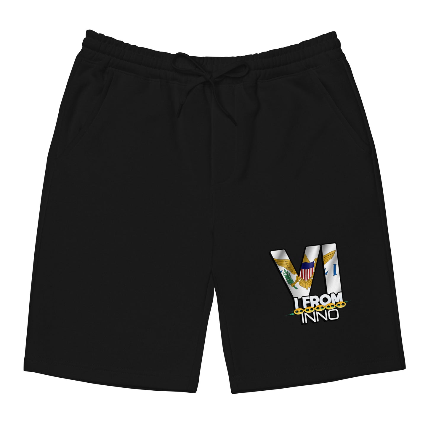 USVI Flag VI I From Gucci Link fleece shorts