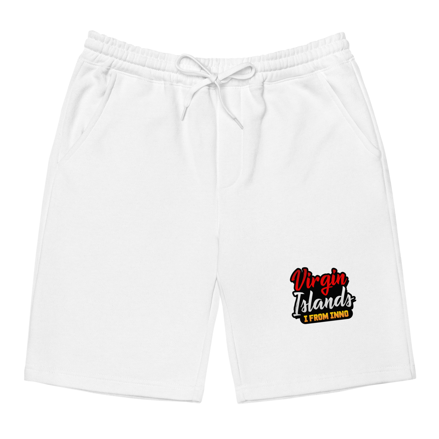 VI I From Graphic fleece shorts