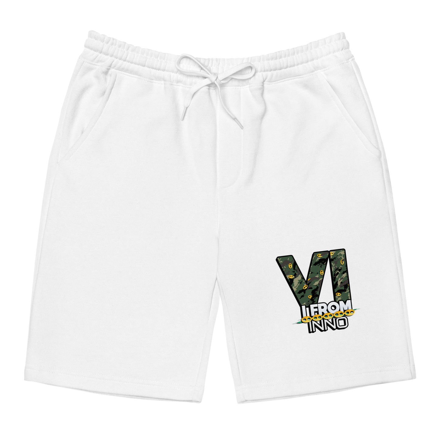 VI I From Camo Print Gucci Link fleece shorts