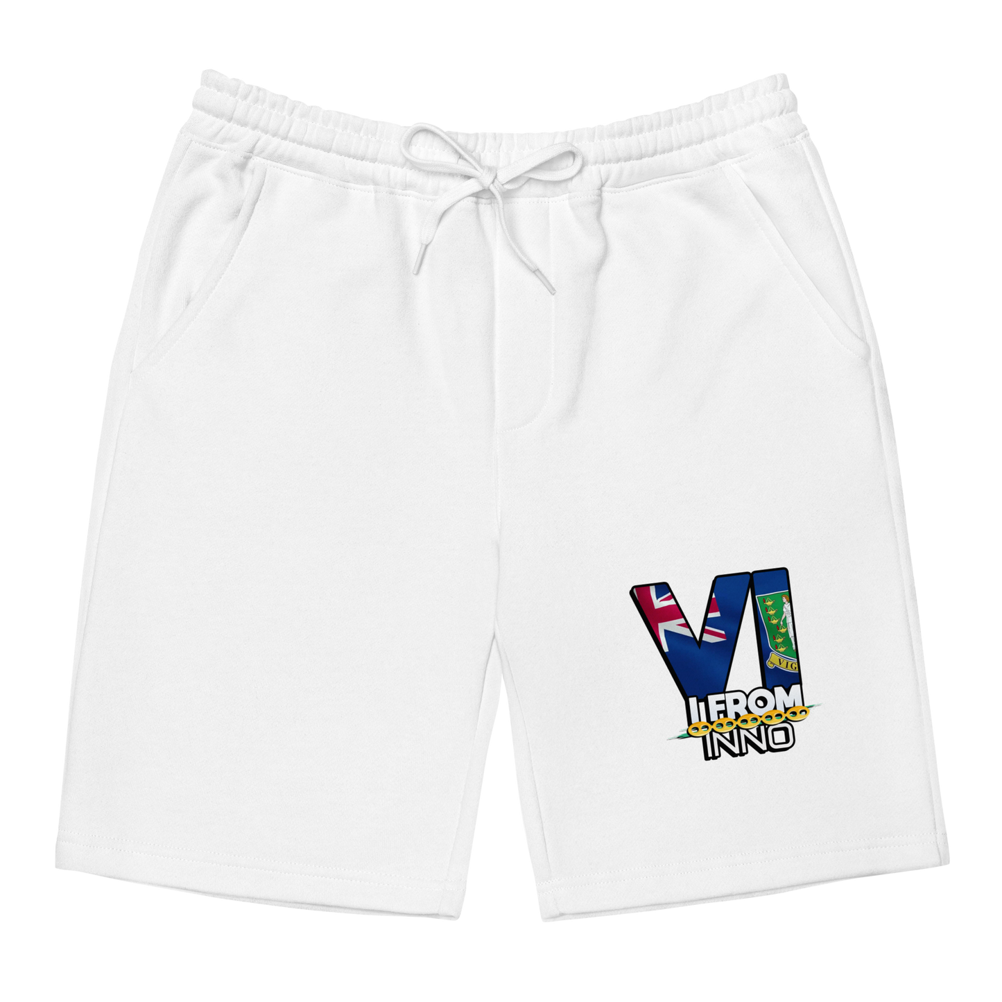 BVI Flag VI I From Gucci Link fleece shorts